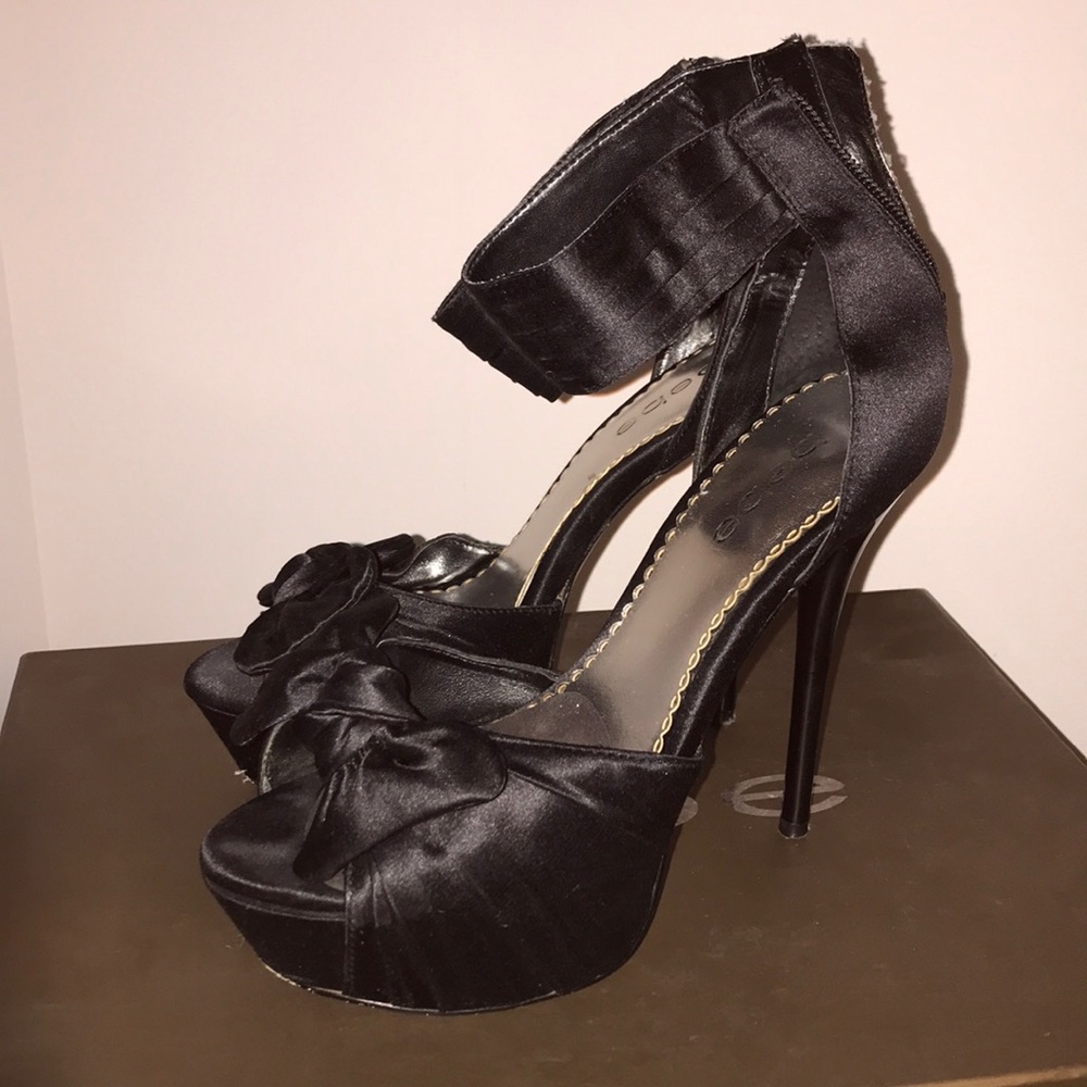 Black Bebe Heels